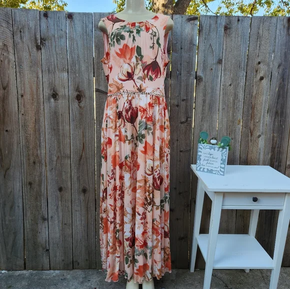 Enfocus Studio | Dresses | Enfocus Studio Floral Print Maxi Dress 